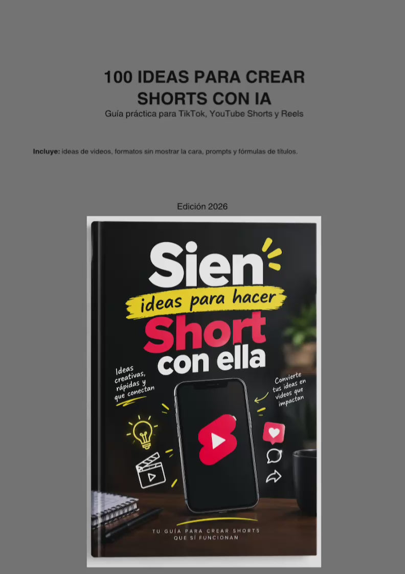 100 ideas efectivas para hacer shorts con IA